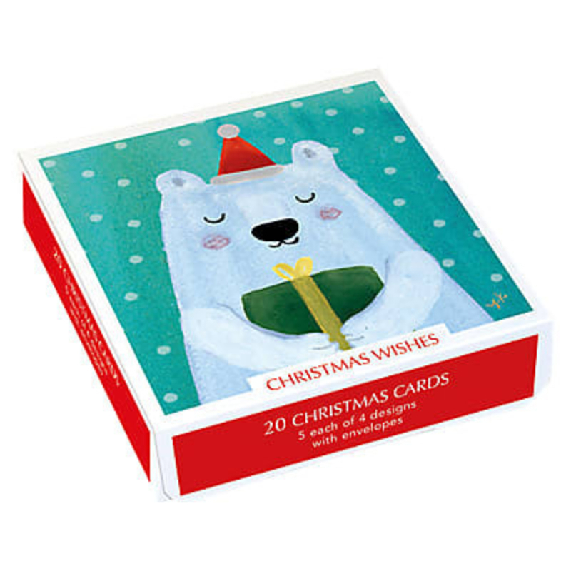 20 Assorted Christmas Wishes Charity Cards
